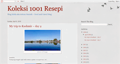 Desktop Screenshot of koleksi1001resepi.com