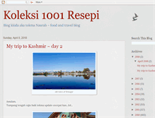 Tablet Screenshot of koleksi1001resepi.com